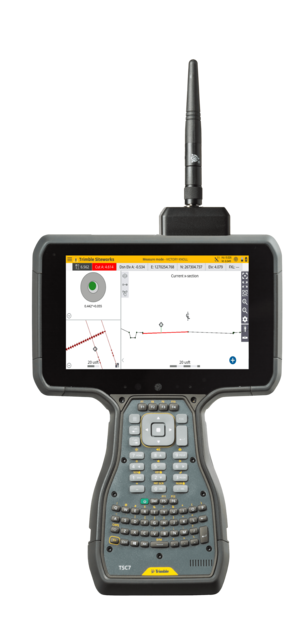 Kontroler TSC7 s odnímatelným rádiovým modulem 2,4 GHz