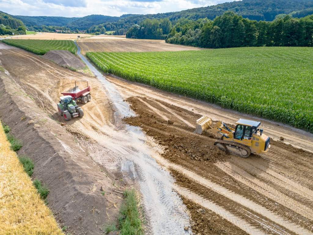 Richtige Höhe und Neigung in einem Arbeitsgang