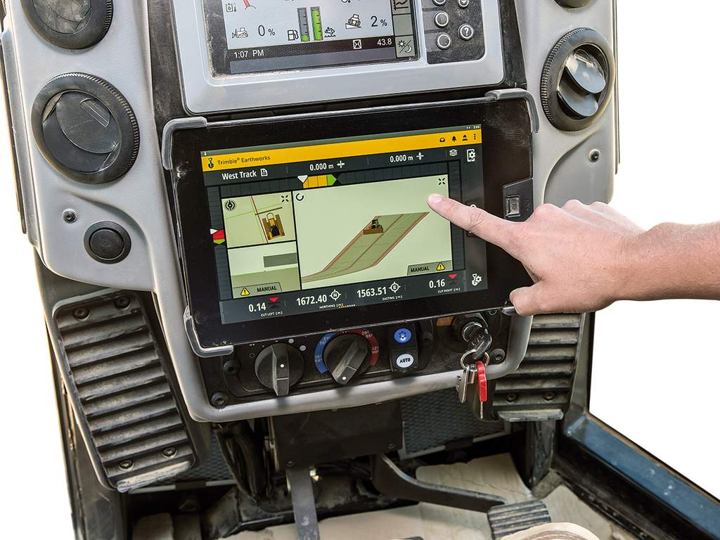 Trimble Earthworks pro dozery