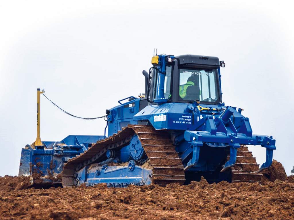 Verstärkt im Einsatz: Baumaschinen mit 3D-Steuerung.