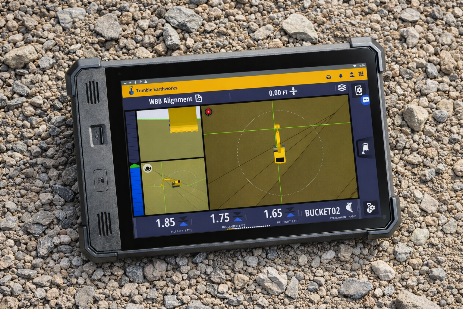 Trimble TD520 Displej