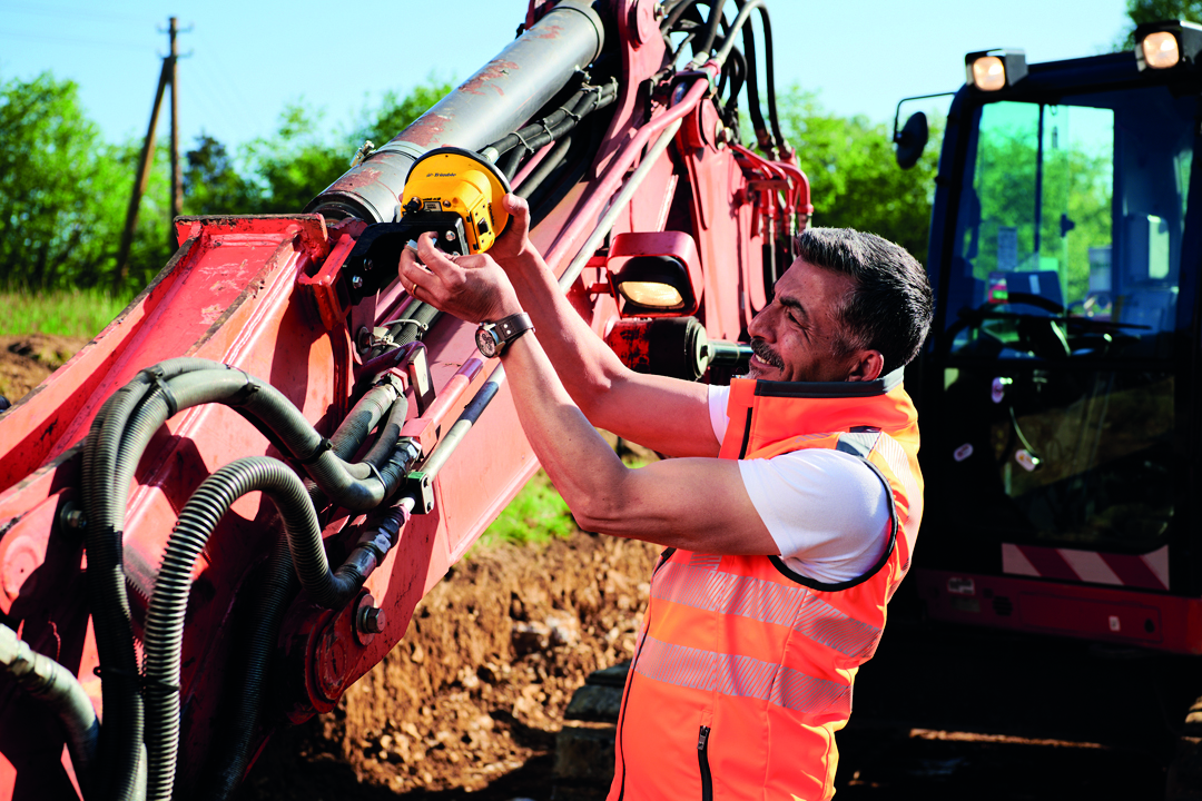 Trimble R780 na rypadle